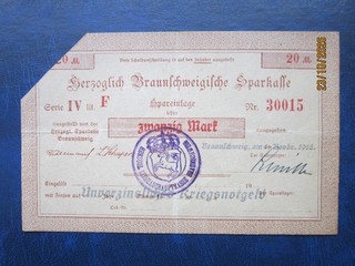 20 Mark Braunschweig LBN Braunschweig Grabowski : BRS 12 k