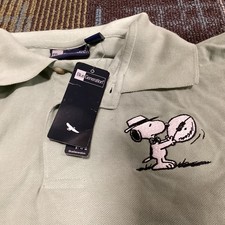 Raising Canes Employee Polo Shirt Mens 2xl green Peanuts new snoopy rare