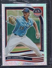 2024 Panini Stars & Stripes USA Baseball #182 Kruz Schoolcraft Opening Day