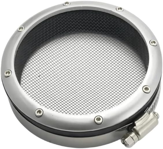 4 Inch Turbo Inlet Grill Protector Guard with Mesh Air Filter