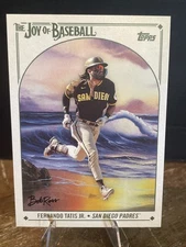 2023 FERNANDO TATIS JR TOPPS BOB ROSS JOY OF BASEBALL CARD #31 SAN DIEGO PADRES 