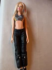 Jakks Pacific Fashion Doll w Leather pants Silver Top 12" Vintage Y2K
