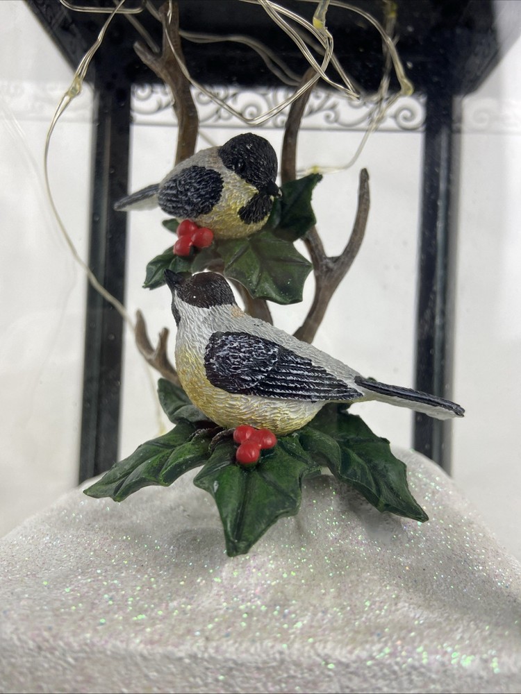 Bradford Always In Bloom Natures Glory Love Birds Lantern - Thumbnail 5
