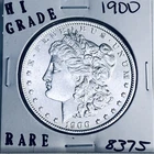 1900 MORGAN SILVER DOLLAR HI GRADE GENUINE U.S. MINT RARE COIN 8375