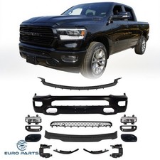 Fits For 2019-2022 Ram 1500 Front Bumper Cover Body Kit Wfog Lights