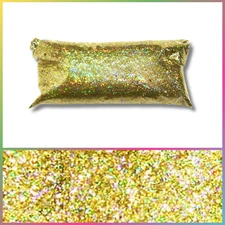 Gold Jewels Holographic Glitter - Fine .015" Solvent Resistant, Rainbow Holo