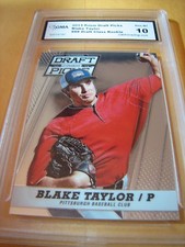 BLAKE TAYLOR PIRATES 2013 PRIZM DRAFT PICKS  ROOKIE RC # 88 GRADED 10