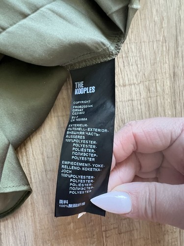 The Kooples Minikleid olivgrün Plissee Größe 2 - Bild 10 von 11