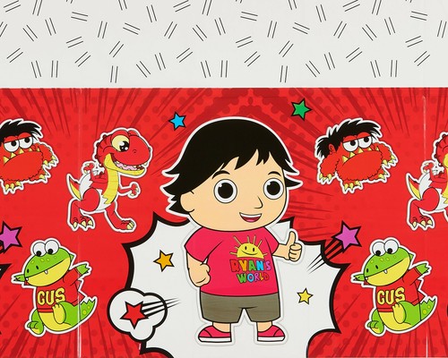 RYAN'S WORLD Birthday Party Plates Napkins Banner Gummies Toys Favors Cups Masks - Picture 10 of 31