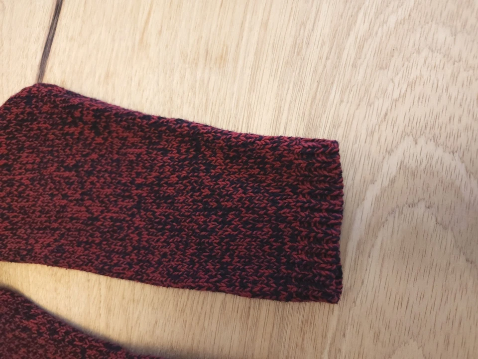 Pulôver feminino Appleseed's Petites tamanho grande PL vermelho malha suéter casual - Imagem 2 de 4