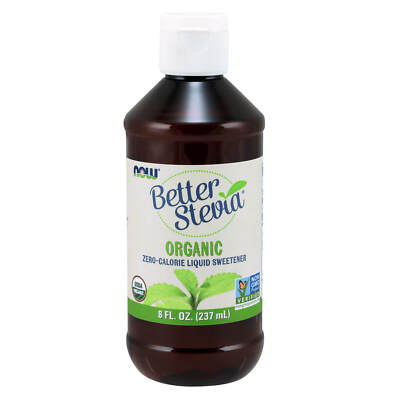 NOW FOODS BetterStevia Liquid Organic 8 fl oz