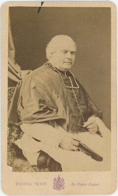 CDV 1874. Religiös, Abbé Cousin von Pierre Petit in Paris.
