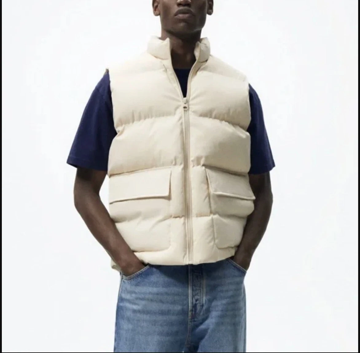 ZARA PUFFER VEST - XL | eBay