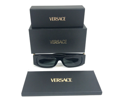 Versace Sunglasses MOD.4476-U GB1/87 Black Gold Oval Frames  display picture 1