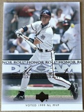 CHIPPER JONES HOF 2002 UPPER DECK HONOR ROLL Card #46 NM-MT Condition