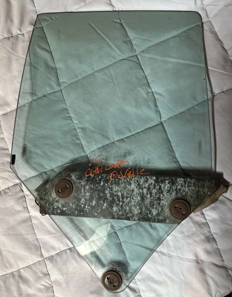 1969 1970 Cadillac купе LH DS заднее стекло 1/4 б/у оригинальный Deville - Изображение 3 из 3