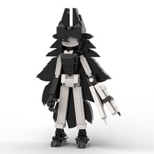 MOC Miss Circle Figures Building Blocks Set Kids Educational Model Toys Bricks