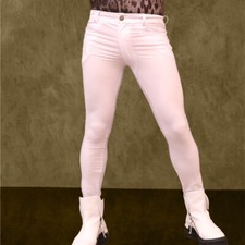 Uomo Leggings Pantaloni Skinny Danza Clubwear Discoteca Cocktail Elasticizzato
