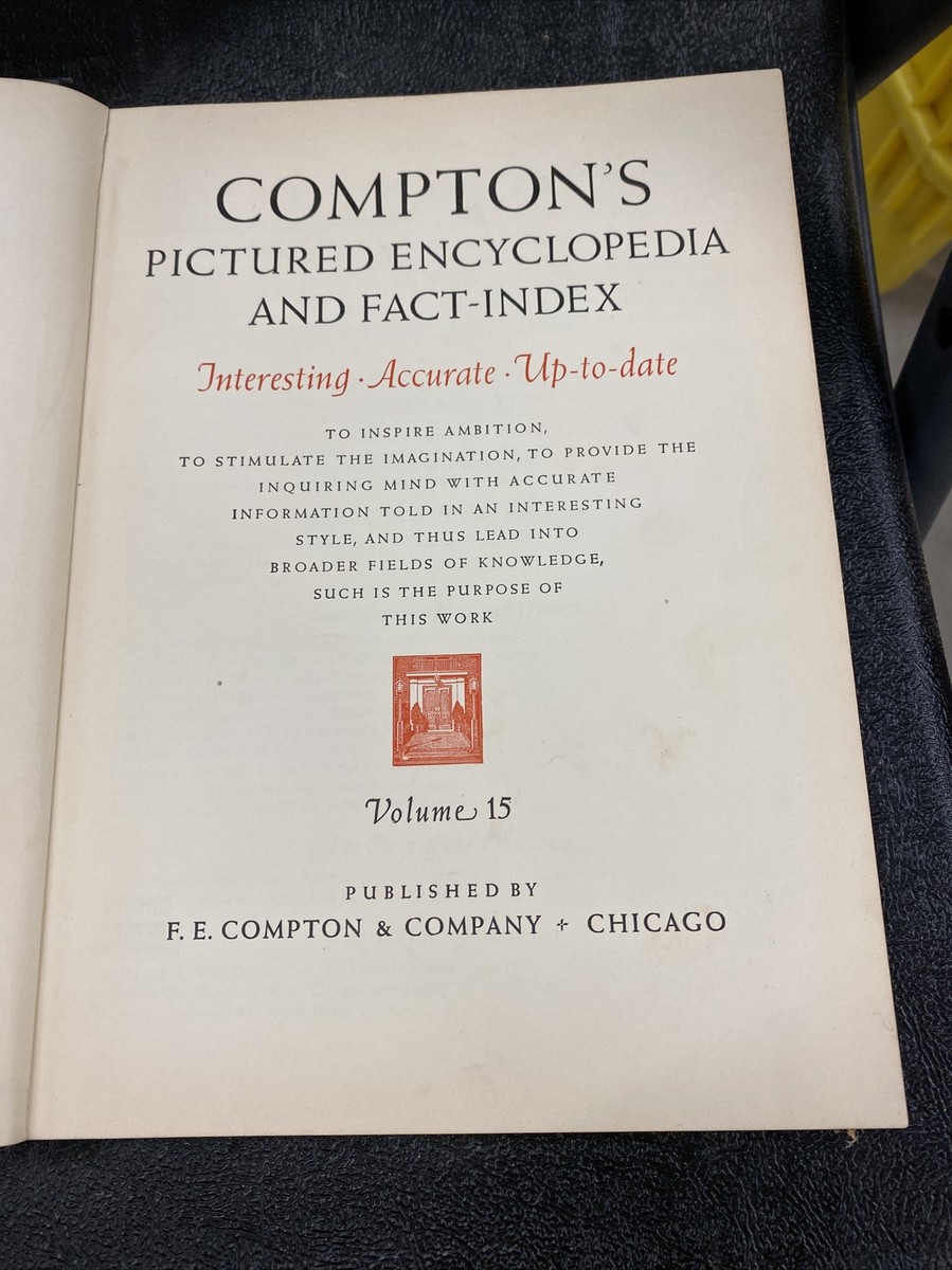 Compton's Pictured Encyclopedia and Fact Index- Vol. 15 (GH) (1949