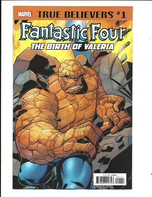 TRUE BELIEVERS: FANTASTIC FOUR - THE BIRTH OF VALERIA # 1 (SEPT 2018), NM NEW