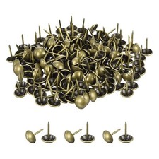 Upholstery Tacks for Furniture 7/16 Inch 11 x 17mm Metal Round Black Thumb Ta...