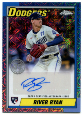 2025 Topps Series 1 River Ryan Silver Pack Rookie Auto /299 Los 