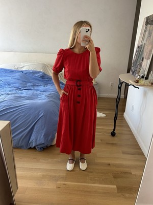 chinese dress ladies Zara Red Linen Sleeveless Square Neck Cutout Open Back Mini Bodycon Dr   Brie