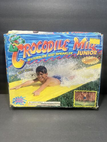VTG Crocodile Mile Junior Water slide And Sprinkler 1990’s NOS NIB FACT SEALED!! - Picture 1 of 9
