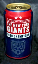 BUD LIGHT (NFL) - 2015 - 1990 Champions New York Giants - Super Bowl XXV