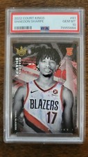 Shaedon Sharpe Rookie Card 2022 Court Kings #81 PSA 10 Gem Mint – Trail Blazers