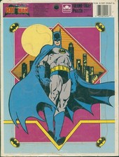 BATMAN FRAME TRAY PUZZLE 1989 Golden Books -- SEALED Spotty Cellophane