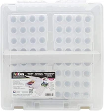 ArtBin Super Satchel Storage Bin W/ 2 Glitter Glue Trays