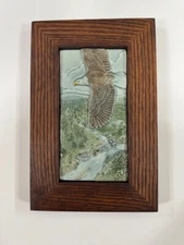 Medicine Bluff Eagle Art Tile Craft Mission Style Family Woodworks