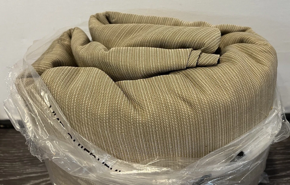 Paraguas desplazado de lona marrón 9999-043640 Target de repuesto Foto 2 de 3