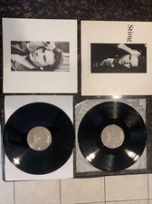 LP - STING NOTHING LIKE THE SUN A M SP 6402 GREAT INSERT circa 1987 2 LP ALBUMS