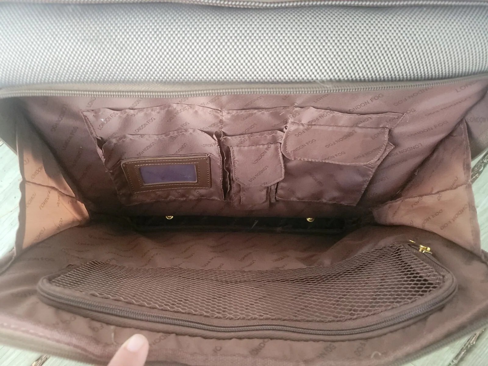 London Fog Underseat 15Inch Under Seat Airplane Bag for Travel Rolling