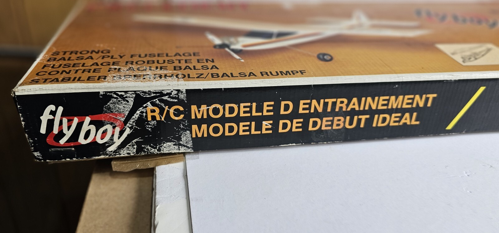 Precedent Fly Boy Model Glider Aircraft Trainer Kit Spares Or Repairs