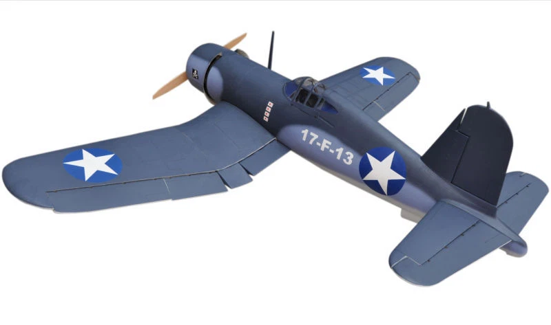 F4U Corsair 94" V2  100CC ARF Fiberglass body Gasoline Scale RC Plane Model - Image 3 of 4