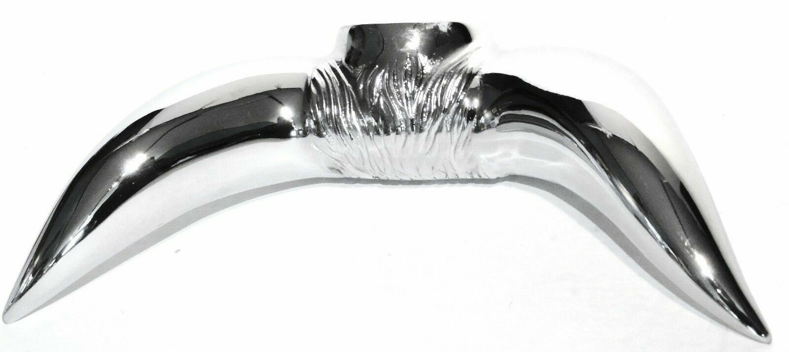 Classic Chrome Bull Horns Hood Ornament For Freightliner, Kenworth, Peterbilt, Mack Trucks