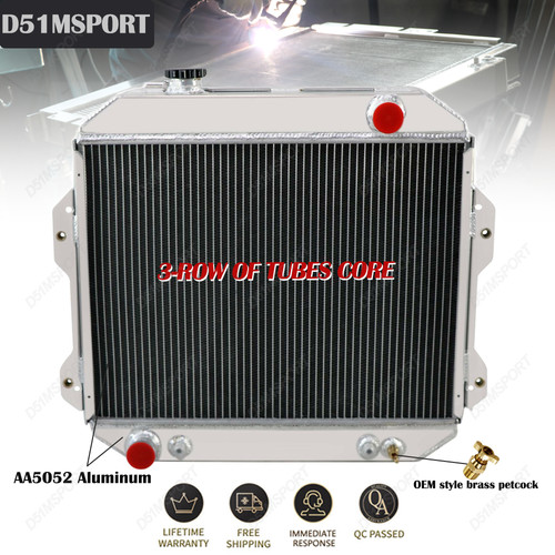 3 Row Aluminum Radiator For Nissan Forklift #214606G000 214606G102 - Picture 2 of 11