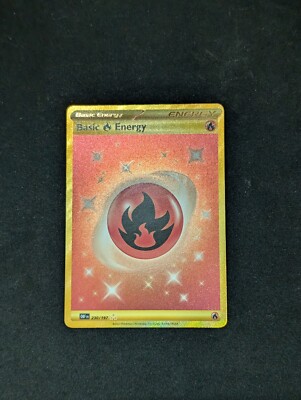 Fire Energy Secret Rare Gold 284/264 NM Pokemon TCG Fusion Strike