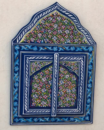 Mirror Beautiful Handmade Moroccan Mirror Wall Decor Home Eye Wood Art Frame 