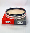 Bower 67mm 81A 81-A 81 A Warming Light Balancing Glass Lens Filter Japan 67 mm