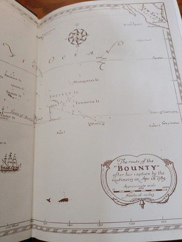 Mutiny on the Bounty, Series-3 books, 2000 Easton press, Nordoff & Hall, leather - Picture 10 of 10