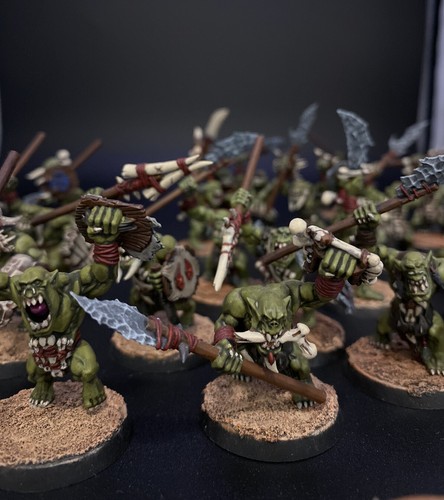 Gut bemalte Orruk Bonesplitterz Wilde Orks - Warhammer AoS Fantasy - Bild 8 von 11