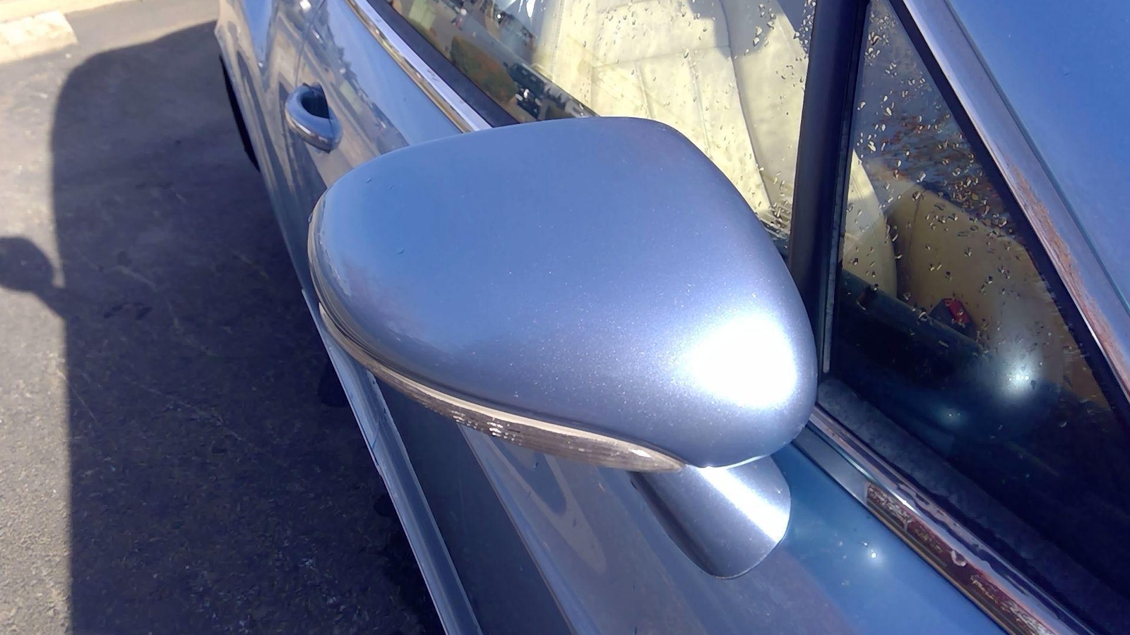 2008 BENTLEY Right Passenger Side Light Blue Door Mirror - PAINT CODE=5E OEM