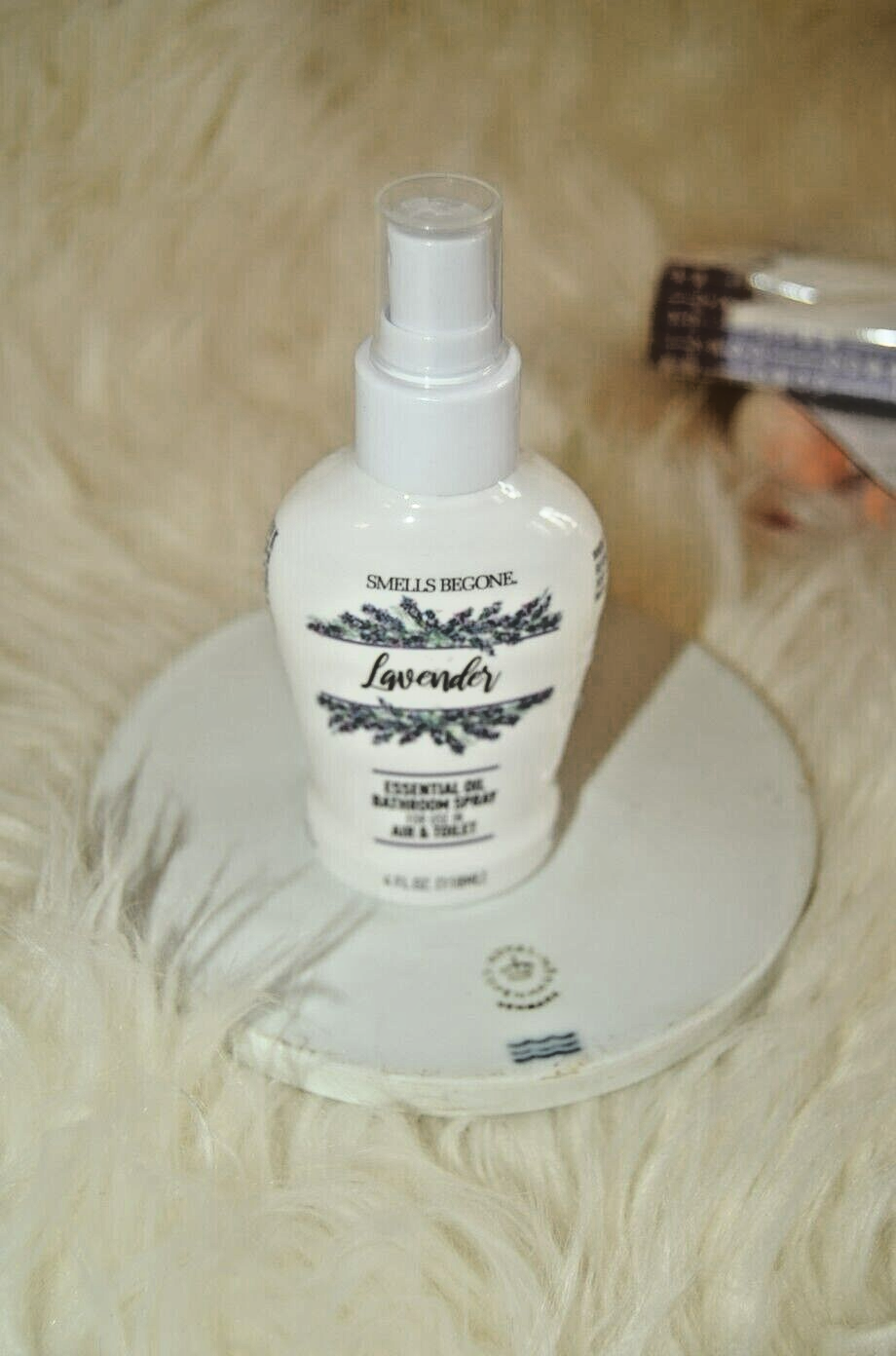 SMELLS BEGONE Essential Oil Air & Toilet Bathroom Spray Lavendee 4 fl oz eBay