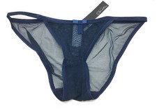 Love Claudette Fishnet Tanga Bikini Panty Lingerie Underwear Panties Peacoat Nvy