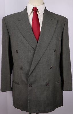 ARMANI COLLECTION テーラードジャケット グレー Vtg 80s 90s Giorgio Armani Le Collezioni Gray Doublebreasted