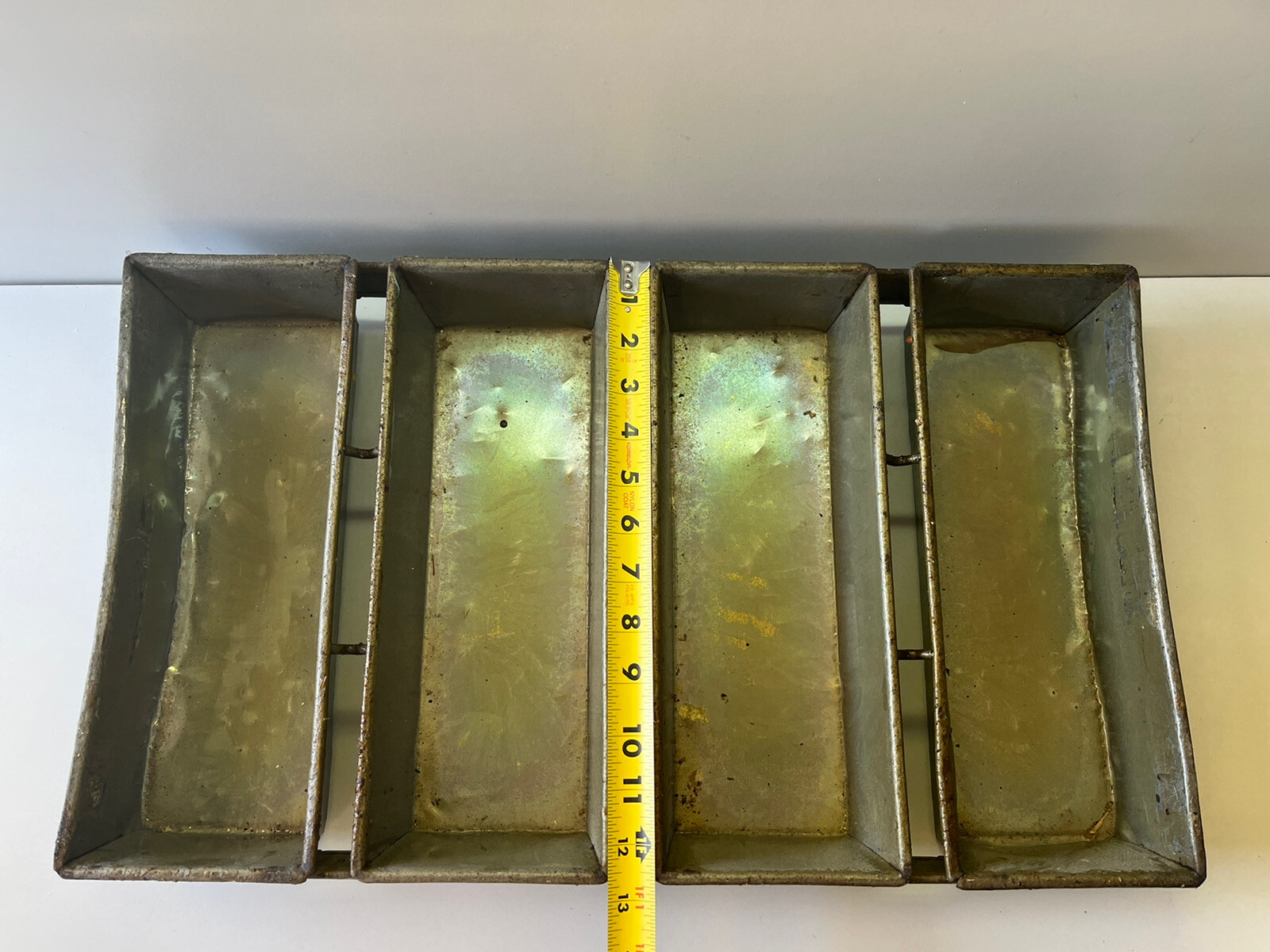 EKCO COMMERCIAL “D” Welded BREAD LOAF PANS 4 Strap LOAF PANS WE SHIP